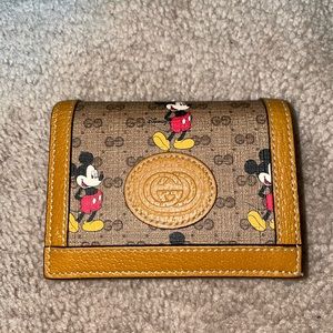 Disney Gucci Card Case Wallet
